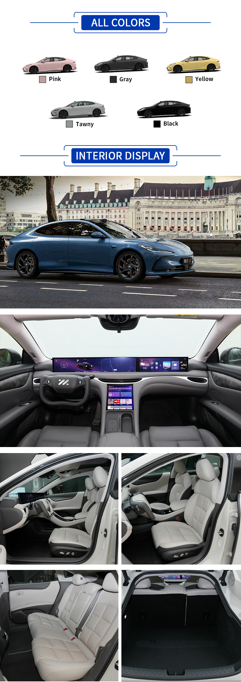 IM L6 All Colors,IM L6 All Interior Display